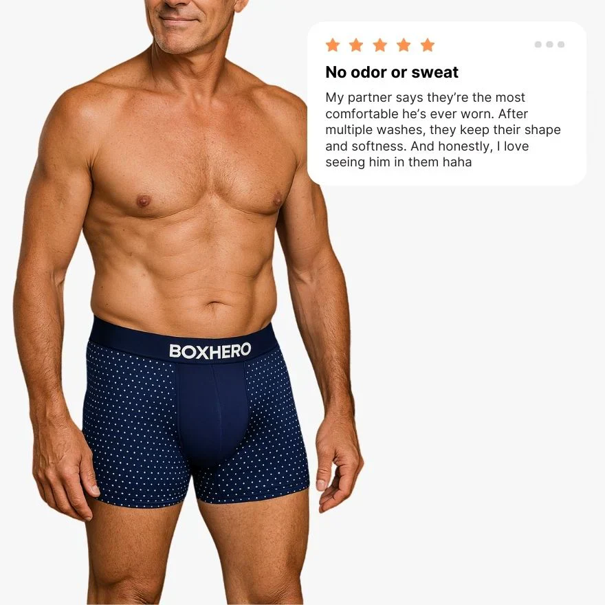 4-Pack - PREMIUM BAMBOO FIBRE BOXER SHORTS - Image 5